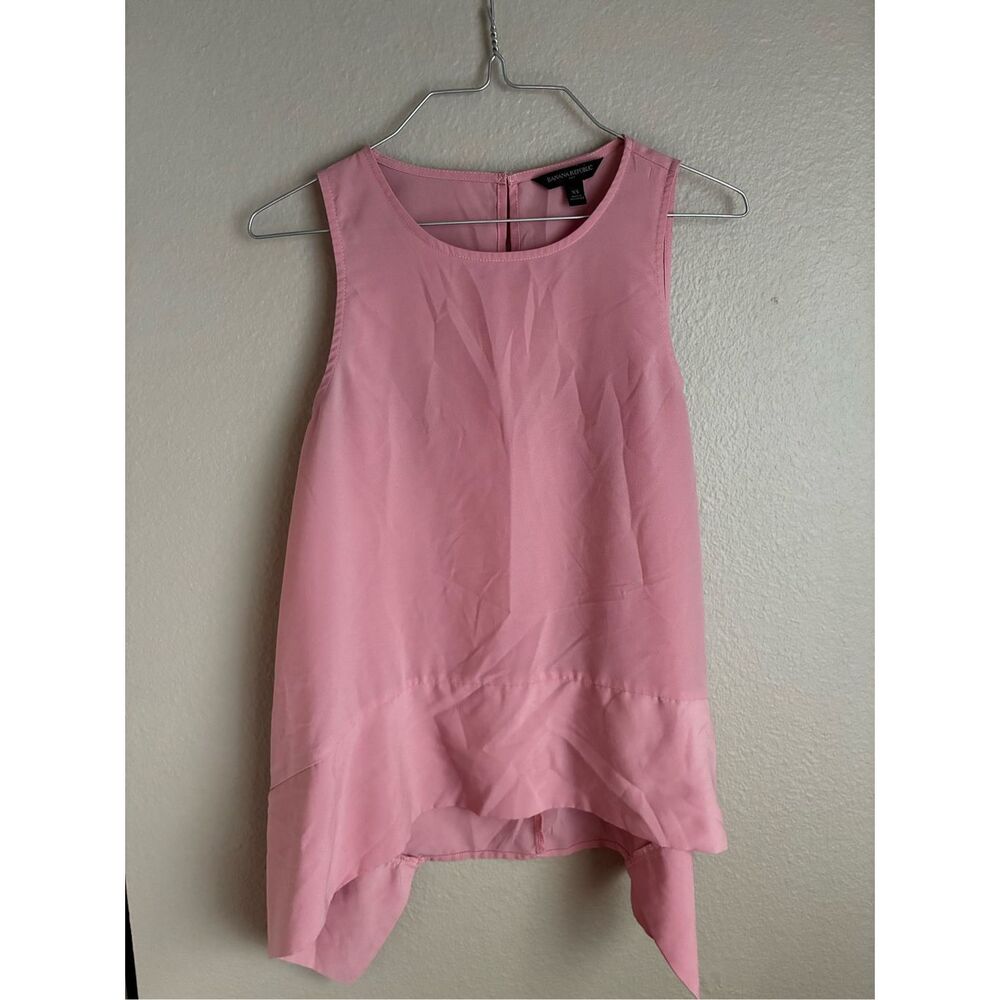Banana Republic Pink Coral Tank Blouse XS
